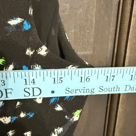 J Crew NWT Black Abstract Print Sleeveless V Neck Sheath Dress Size 8 - Picture 7 of 9